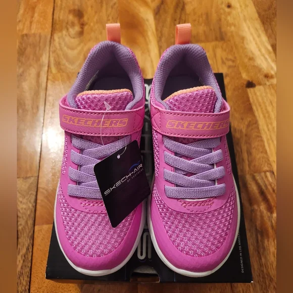 Skechers Kids Pink Sneakers - Picture 1 of 5